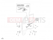 PIAGGIO-NUTZFAHRZEUGE Benzina/GPL/Metano Maxi Porter MAXXI Multitech E4 2010 - E5 2013 - E5+ 2014 FRAME - PLASTIC PARTS - COACHWORK » FRONT AND REAR WINDOW LIFT REGULATOR
