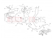 PIAGGIO-NUTZFAHRZEUGE Benzina/GPL/Metano Maxi Porter MAXXI Multitech E4 2010 - E5 2013 - E5+ 2014 BRAKING SYSTEM - TRANSMISSIONS » FRONT BRAKES PIPES - PUMP