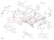 PIAGGIO-NUTZFAHRZEUGE Benzina/GPL/Metano Maxi Porter MAXXI Multitech E4 2010 - E5 2013 - E5+ 2014 FRAME - PLASTIC PARTS - COACHWORK » FRONT CHASSIS/BODY