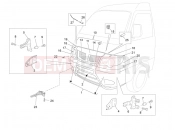 PIAGGIO-NUTZFAHRZEUGE Benzina/GPL/Metano Maxi Porter MAXXI Multitech E4 2010 - E5 2013 - E5+ 2014 FRAME - PLASTIC PARTS - COACHWORK » FRONT COVERS