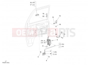 PIAGGIO-NUTZFAHRZEUGE Benzina/GPL/Metano Maxi Porter MAXXI Multitech E4 2010 - E5 2013 - E5+ 2014 FRAME - PLASTIC PARTS - COACHWORK » FRONT DOOR COMPONENTS