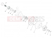PIAGGIO-NUTZFAHRZEUGE Benzina/GPL/Metano Maxi Porter MAXXI Multitech E4 2010 - E5 2013 - E5+ 2014 SUSPENSIONS - WHEELS » FRONT WHEEL HUB