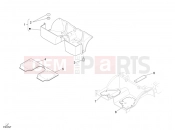 PIAGGIO-NUTZFAHRZEUGE Benzina/GPL/Metano Maxi Porter MAXXI Multitech E4 2010 - E5 2013 - E5+ 2014 FRAME - PLASTIC PARTS - COACHWORK » INTERIOR LINING