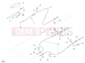 PIAGGIO-NUTZFAHRZEUGE Benzina/GPL/Metano Maxi Porter MAXXI Multitech E4 2010 - E5 2013 - E5+ 2014 BRAKING SYSTEM - TRANSMISSIONS » PARKING BRAKE