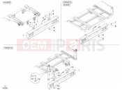 PIAGGIO-NUTZFAHRZEUGE Benzina/GPL/Metano Maxi Porter MAXXI Multitech E4 2010 - E5 2013 - E5+ 2014 FRAME - PLASTIC PARTS - COACHWORK » REAR COVER