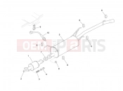 PIAGGIO-NUTZFAHRZEUGE Benzina/GPL/Metano Maxi Porter MAXXI Multitech E4 2010 - E5 2013 - E5+ 2014 ENGINE » SILENCER
