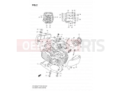 SUZUKI VS1400GLP K1 (2001) Intruder (E03,E28,E33) 2 - CYLINDER HEAD (REAR)