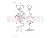 SUZUKI VS1400GLP K1 (2001) Intruder (E03,E28,E33) 5 - CRANKCASE COVER