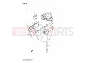 SUZUKI VS1400GLP K1 (2001) Intruder (E03,E28,E33) 14 - AIR CLEANER (REAR)