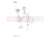 SUZUKI VS1400GLP K2 (2002) Intruder (E03,E28,E33) 46A - WARNING LABEL (MODEL Y/K1/K2/K3)