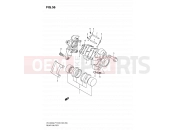 SUZUKI VS1400GLP K2 (2002) Intruder (E03,E28,E33) 56 - REAR CALIPER