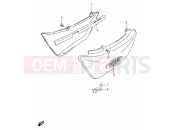 SUZUKI VS1400GLP W (1998) Intruder (E02) 40A - FRAME COVER (MODEL W/X/Y/K1)