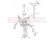SUZUKI VS1400GLP K3 (2003) Intruder (E17,E22,E34) 12 - CARBURETOR (REAR)