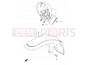 SUZUKI VS1400GLP K3 (2003) Intruder (E17,E22,E34) 41C - FRONT FENDER (MODEL K3)