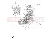 SUZUKI VS1400GLP K3 (2003) Intruder (E17,E22,E34) 49 - FRONT WHEEL