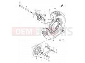 SUZUKI VS1400GLP K3 (2003) Intruder (E17,E22,E34) 54 - REAR WHEEL