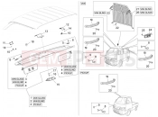 PIAGGIO-NUTZFAHRZEUGE Benzina/GPL/Metano Standard Porter Multitech E4 2010 - E5 2013 - E5+ 2014 FRAME - PLASTIC PARTS - COACHWORK » CAB COMPONENTS