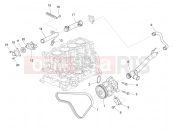 PIAGGIO-NUTZFAHRZEUGE Benzina/GPL/Metano Standard Porter Multitech E4 2010 - E5 2013 - E5+ 2014 ENGINE » COOLER PUMP