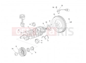 PIAGGIO-NUTZFAHRZEUGE Benzina/GPL/Metano Standard Porter Multitech E4 2010 - E5 2013 - E5+ 2014 ENGINE » CRANKSHAFT