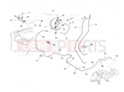 PIAGGIO-NUTZFAHRZEUGE Benzina/GPL/Metano Standard Porter Multitech E4 2010 - E5 2013 - E5+ 2014 BRAKING SYSTEM - TRANSMISSIONS » FRONT BRAKES PIPES - PUMP