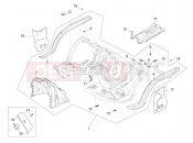 PIAGGIO-NUTZFAHRZEUGE Benzina/GPL/Metano Standard Porter Multitech E4 2010 - E5 2013 - E5+ 2014 FRAME - PLASTIC PARTS - COACHWORK » FRONT FLOORING PANEL
