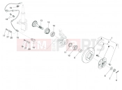 PIAGGIO-NUTZFAHRZEUGE Benzina/GPL/Metano Standard Porter Multitech E4 2010 - E5 2013 - E5+ 2014 SUSPENSIONS - WHEELS » FRONT WHEEL HUB
