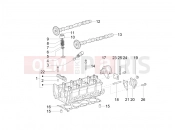 PIAGGIO-NUTZFAHRZEUGE Benzina/GPL/Metano Standard Porter Multitech E4 2010 - E5 2013 - E5+ 2014 ENGINE » HEAD UNIT - VALVE