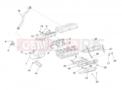 PIAGGIO-NUTZFAHRZEUGE Benzina/GPL/Metano Standard Porter Multitech E4 2010 - E5 2013 - E5+ 2014 ENGINE » INTAKE AND EXHAUST CONNECTIONS