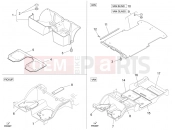 PIAGGIO-NUTZFAHRZEUGE Benzina/GPL/Metano Standard Porter Multitech E4 2010 - E5 2013 - E5+ 2014 FRAME - PLASTIC PARTS - COACHWORK » INTERIOR LINING