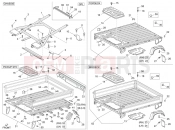 PIAGGIO-NUTZFAHRZEUGE Benzina/GPL/Metano Standard Porter Multitech E4 2010 - E5 2013 - E5+ 2014 FRAME - PLASTIC PARTS - COACHWORK » LOADING BODY OPEN
