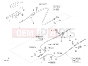 PIAGGIO-NUTZFAHRZEUGE Benzina/GPL/Metano Standard Porter Multitech E4 2010 - E5 2013 - E5+ 2014 BRAKING SYSTEM - TRANSMISSIONS » PARKING BRAKE