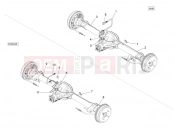 PIAGGIO-NUTZFAHRZEUGE Benzina/GPL/Metano Standard Porter Multitech E4 2010 - E5 2013 - E5+ 2014 BRAKING SYSTEM - TRANSMISSIONS » REAR BRAKES PIPES