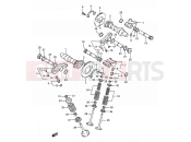 SUZUKI VS1400GLP / VS1400GLF S (1995) Intruder 8 - CAMSHAFT - VALVE
