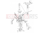 SUZUKI VS1400GLP / VS1400GLF S (1995) Intruder 12 - CARBURETOR (REAR)
