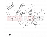 SUZUKI VS1400GLP / VS1400GLF S (1995) Intruder 15 - MUFFLER