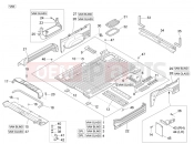 PIAGGIO-NUTZFAHRZEUGE Benzina/GPL/Metano Standard Porter Multitech E4 2010 - E5 2013 - E5+ 2014 FRAME - PLASTIC PARTS - COACHWORK » REAR FLOOR PANEL
