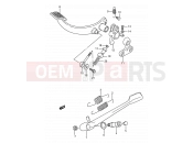 SUZUKI VS1400GLP / VS1400GLF S (1995) Intruder 33 - PROP STAND - REAR BRAKE