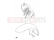 SUZUKI VS1400GLP / VS1400GLF S (1995) Intruder 42 - FRONT FENDER