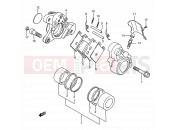 SUZUKI VS1400GLP / VS1400GLF S (1995) Intruder 47 - FRONT CALIPER