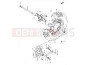 SUZUKI VS1400GLP / VS1400GLF S (1995) Intruder 56 - REAR WHEEL