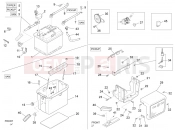PIAGGIO-NUTZFAHRZEUGE Benzina/GPL/Metano Standard Porter Multitech E4 2010 - E5 2013 - E5+ 2014 ELECTRICAL SYSTEM » REMOTE CONTROL SWITCHES - BATTERY - HORN