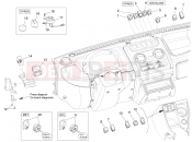PIAGGIO-NUTZFAHRZEUGE Benzina/GPL/Metano Standard Porter Multitech E4 2010 - E5 2013 - E5+ 2014 ELECTRICAL SYSTEM » SELECTORS - SWITCHES - BUTTONS