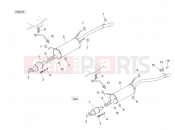 PIAGGIO-NUTZFAHRZEUGE Benzina/GPL/Metano Standard Porter Multitech E4 2010 - E5 2013 - E5+ 2014 ENGINE » SILENCER