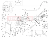 PIAGGIO-NUTZFAHRZEUGE Diesel Standard Porter D120 E5 - 2011-től FRAME - PLASTIC PARTS - COACHWORK » AIR CONDITIONING SYSTEM