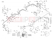 PIAGGIO-NUTZFAHRZEUGE Diesel Standard Porter D120 E5 - 2011-től BRAKING SYSTEM - TRANSMISSIONS » BRAKES PIPES - CALIPERS