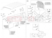 PIAGGIO-NUTZFAHRZEUGE Diesel Standard Porter D120 E5 - 2011-től FRAME - PLASTIC PARTS - COACHWORK » CAB COMPONENTS