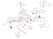 PIAGGIO-NUTZFAHRZEUGE Diesel Standard Porter D120 E5 - 2011-től BRAKING SYSTEM - TRANSMISSIONS » CONTROL PEDALS - LEVERS