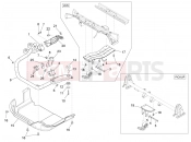 PIAGGIO-NUTZFAHRZEUGE Diesel Standard Porter D120 E5 - 2011-től FRAME - PLASTIC PARTS - COACHWORK » ENGINE MOUNTS