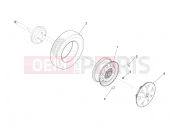PIAGGIO-NUTZFAHRZEUGE Diesel Standard Porter D120 E5 - 2011-től SUSPENSIONS - WHEELS » FRONT AND REAR WHEELS