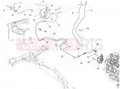 PIAGGIO-NUTZFAHRZEUGE Diesel Standard Porter D120 E5 - 2011-től BRAKING SYSTEM - TRANSMISSIONS » FRONT BRAKES PIPES - PUMP
